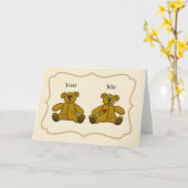 Carte de voeux pliée (Fleur jaune)