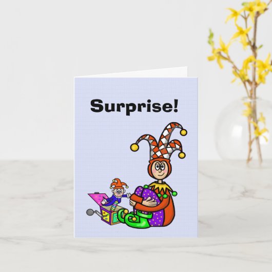 Carte de voeux pliée (Fleur jaune)