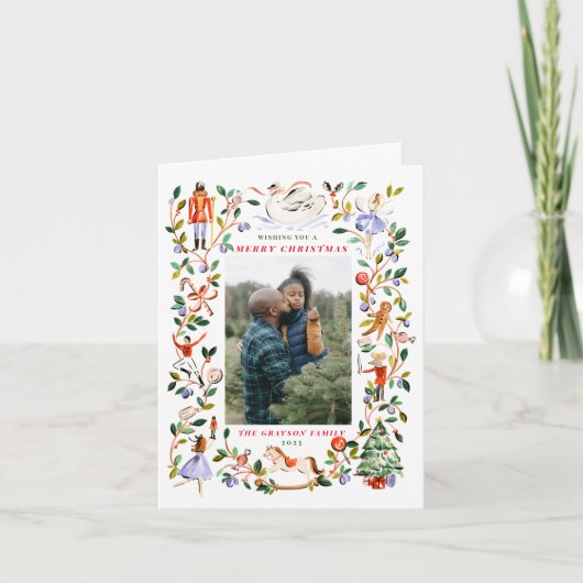 Carte de vœux pliée (Devant)