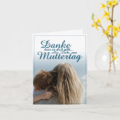 Carte de voeux pliée (Fleur jaune)