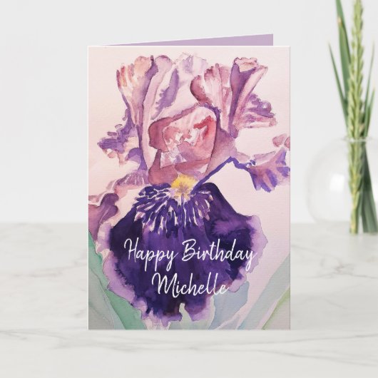 Carte de voeux pliée (Devant)