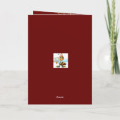 Carte de voeux pliée (Dos)