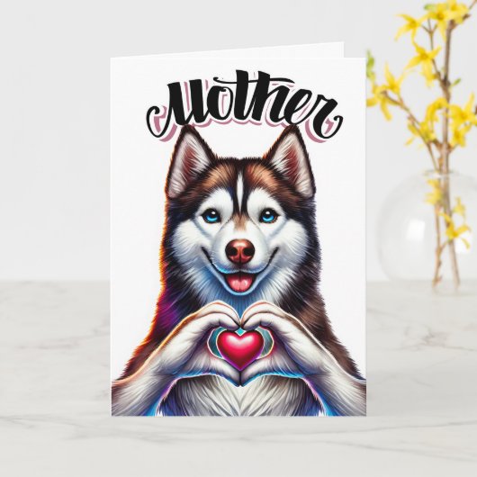 Carte de vœux pliée (Fleur jaune)