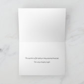 Carte de voeux pliée (Intérieur)