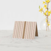 Carte de vœux pliée (Fleur jaune)