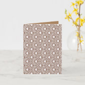 Carte de voeux pliée (Fleur jaune)