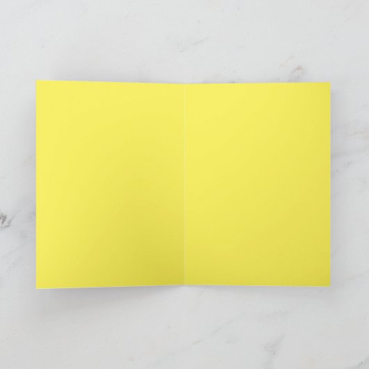 Carte de vœux pliée (Intérieur)