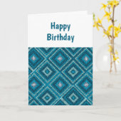 Carte de voeux pliée (Fleur jaune)