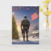 Carte de voeux pliée (Fleur jaune)