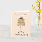 Carte de voeux pliée (Fleur jaune)