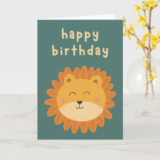 Carte de vœux pliée (Fleur jaune)