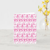 Carte de voeux pliée (Fleur jaune)