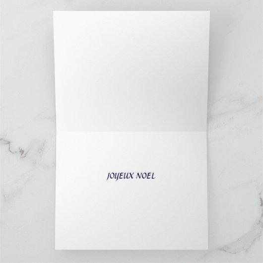 Carte de voeux pliée (Intérieur)