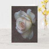 Carte de voeux pliée (Fleur jaune)