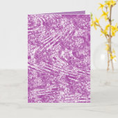 Carte de vœux pliée (Fleur jaune)