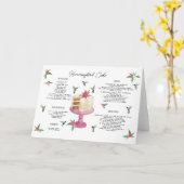 Carte de voeux pliée (Fleur jaune)