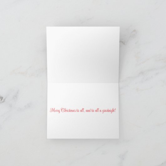 Carte de vœux pliée (Intérieur)