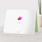 Carte de voeux pliée (Dos)