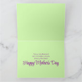 Carte de voeux pliée (Intérieur)