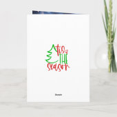 Carte de voeux pliée (Dos)