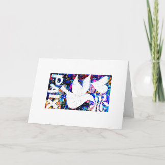 Carte de voeux pliée