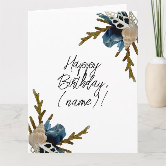 Carte de vœux pliée (Devant)