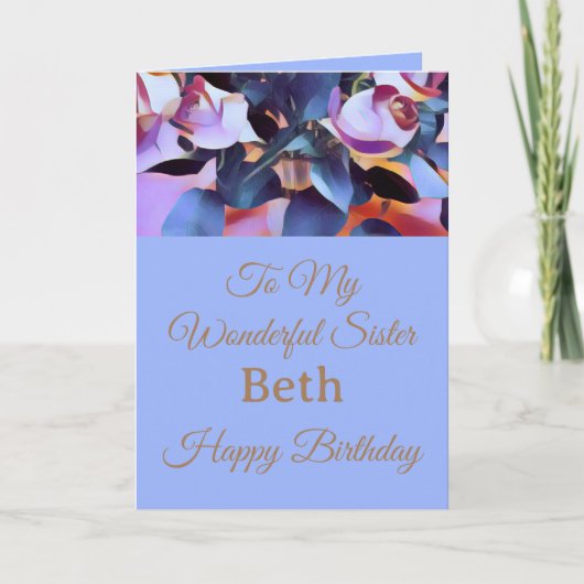 Carte de voeux pliée (Devant)