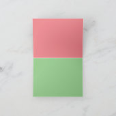 Carte de vœux pliée (Intérieur)