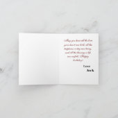 Carte de voeux pliée (Intérieur)