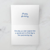 Carte de voeux pliée (Intérieur)