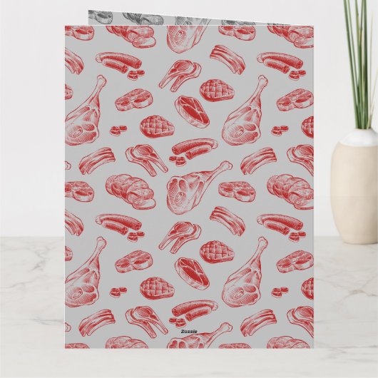 Carte de voeux pliée (Dos)