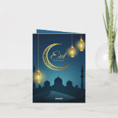 Carte de voeux pliée (Dos)