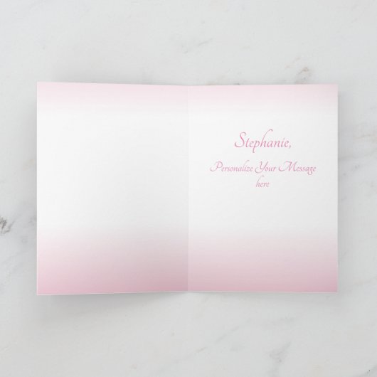 Carte de voeux pliée (Intérieur)