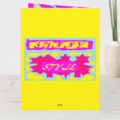 Carte de vœux pliée (Dos)