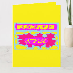 Carte de vœux pliée