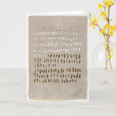 Carte de voeux pliée (Fleur jaune)