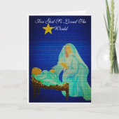 Carte de voeux pliée (Devant)