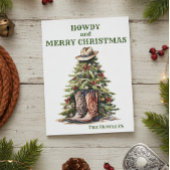 Carte de voeux pliée