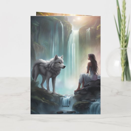 Carte de voeux pliée (Dos)