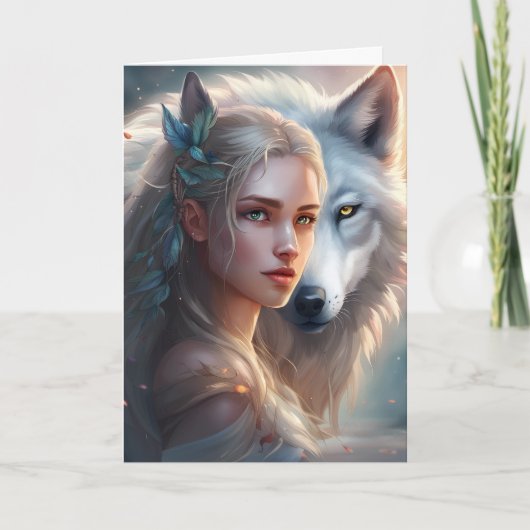 Carte de voeux pliée (Devant)