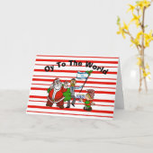 Carte de vœux pliée (Fleur jaune)