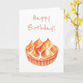 Carte de voeux pliée (Fleur jaune)