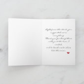 Carte de voeux pliée (Intérieur)