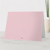 Carte de voeux pliée (Dos)