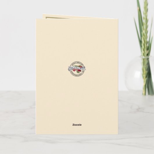 Carte de voeux pliée (Dos)