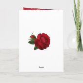Carte de voeux pliée (Dos)
