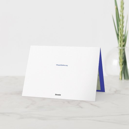 Carte de voeux pliée (Dos)