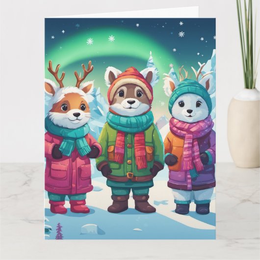 Carte de voeux pliée (Devant)