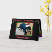 Carte de vœux pliée (Fleur jaune)