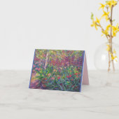 Carte de voeux pliée (Fleur jaune)